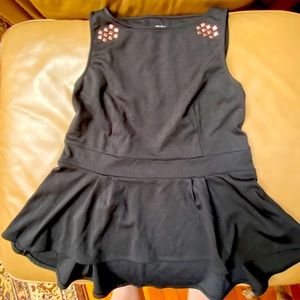 Target Black Peplum Shirt